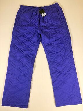 The Hundreds Men's 2XL Purple Quilted Nylon Sweatpants NWT